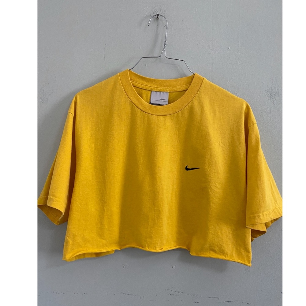 Grey tag Nike crop top